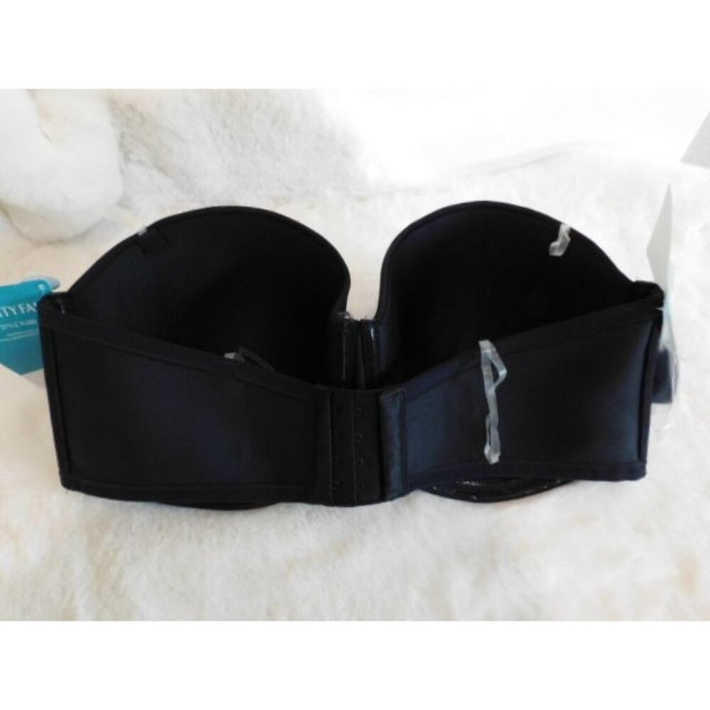 Vanity Fair 38D Women's Beauty Back Smoothing Strapless Bra Black - Picture 7 of 7